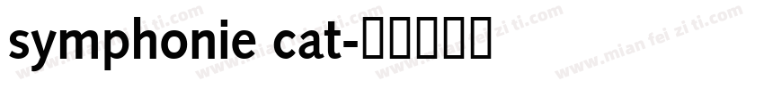 symphonie cat字体转换
